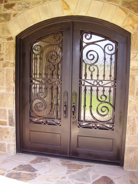 Trenton Decorative Wrought Iron Door